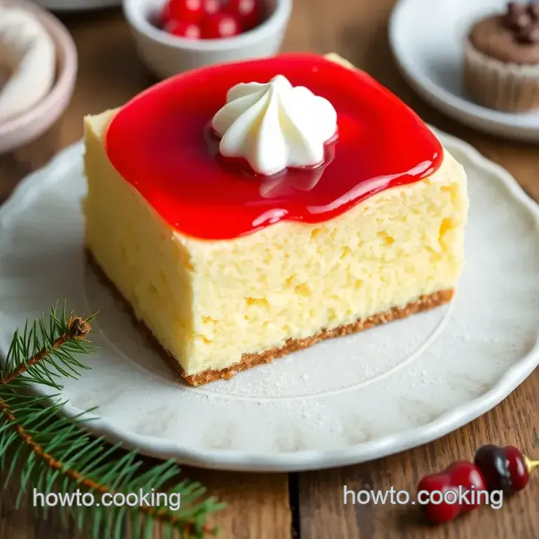Vibrant Poke Cake with Jello Filling presentation