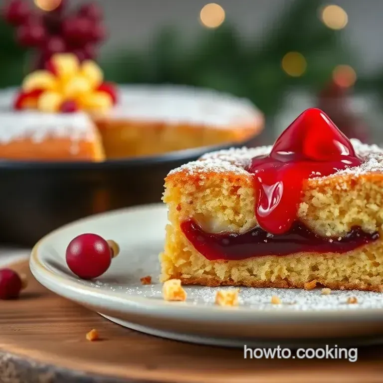 Vibrant Poke Cake with Jello Filling