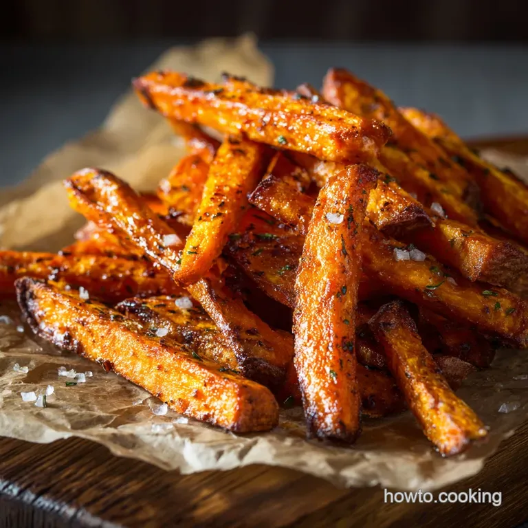 Crispy Oven Baked Sweet Potato Fries the Proper Crunchy Method presentation