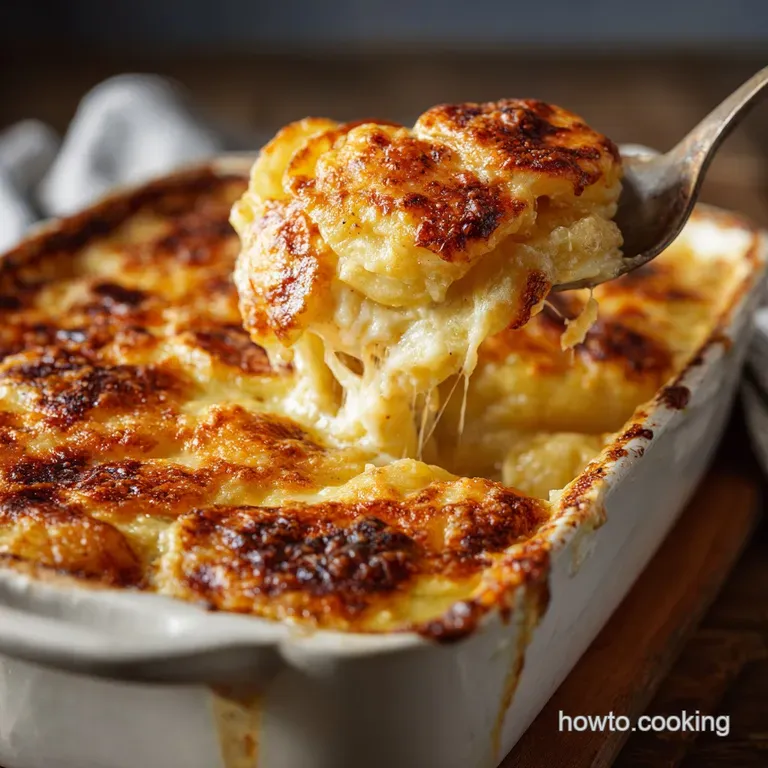 Proper Cheesy Perfection the Ultimate Gruy&egrave;re Au Gratin Potatoes presentation