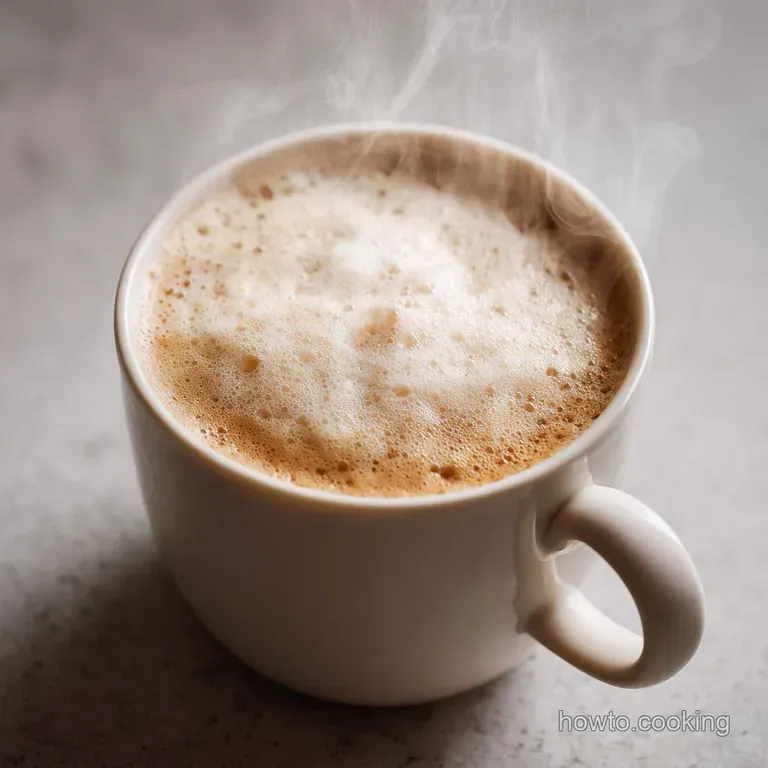 London Fog Latte: Comforting Classic Tea presentation