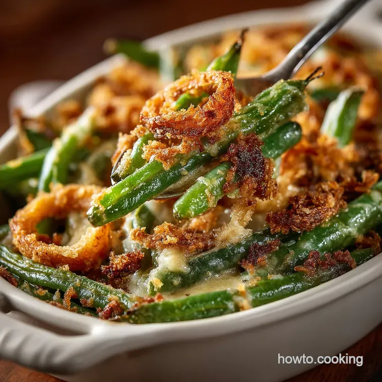 The Proper Cr&egrave;me De Champignon Green Bean Casserole Ditch the Tin presentation