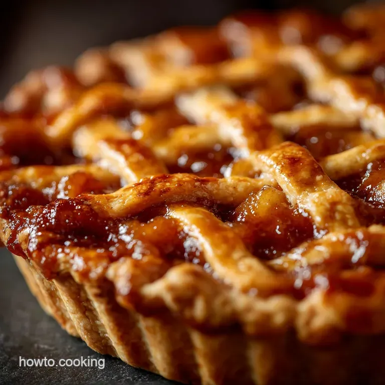 A Proper Cuppa Companion the Spiced Apple Butter Pie presentation