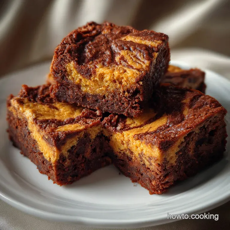 Pumpkin Cheesecake Brownies Recipe