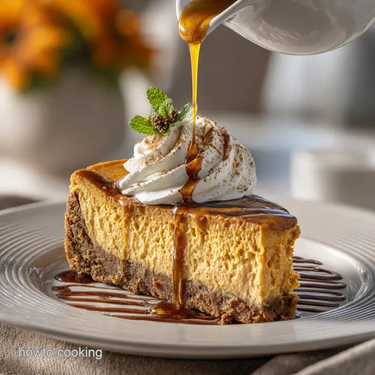Pumpkin Cheesecake The Autumn Glory Recipe with Crisp Gingersnap Crust
