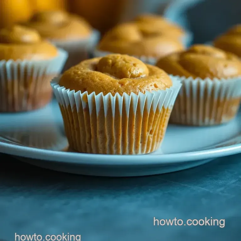 Pumpkin Cream Cheese Muffins presentation