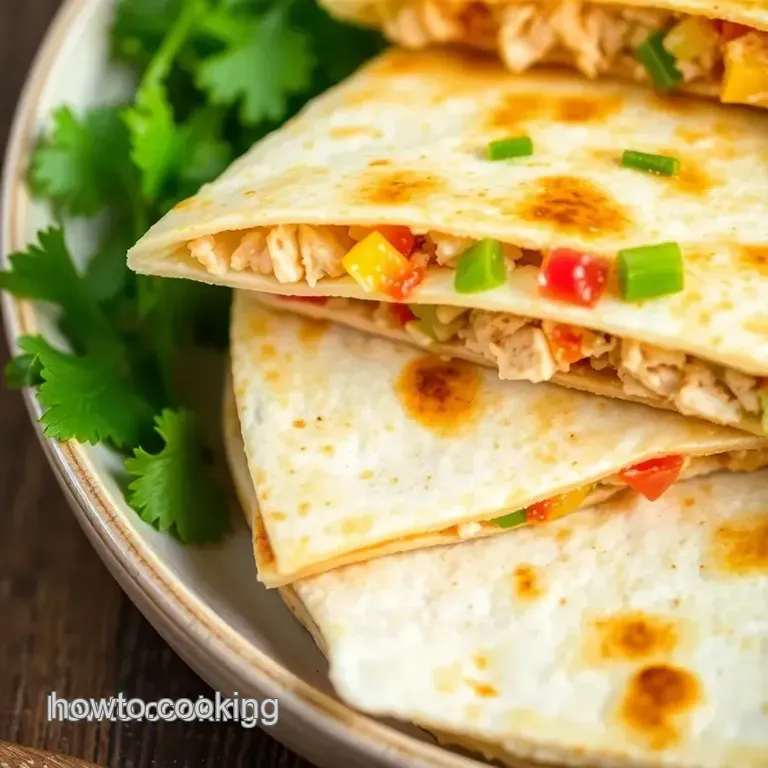 Cheesy Chicken Quesadillas for Preadolescents presentation