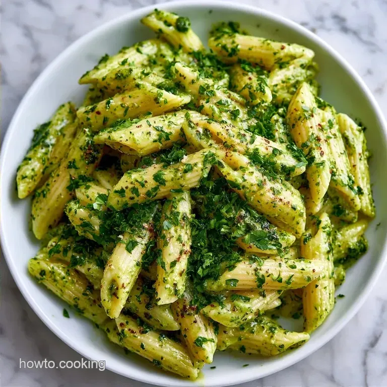 Quick Creamy Pesto Pasta in 15 Minutes