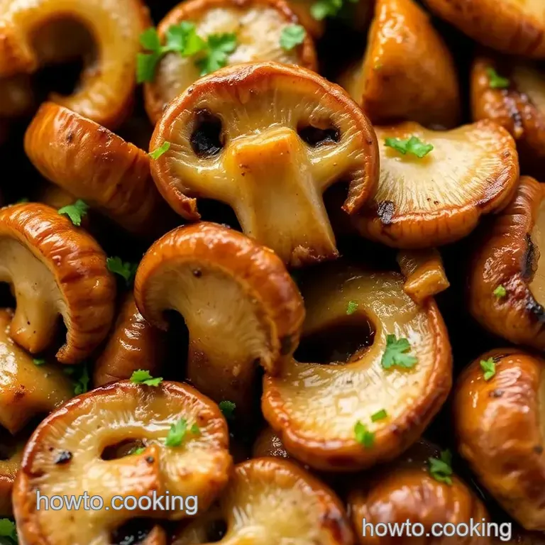 Quick Sautéed Lion' s Mane Mushrooms Delight presentation