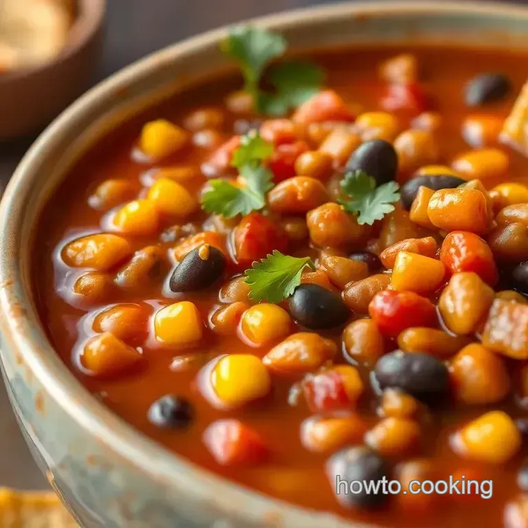 Quick Taco Soup with Crunchy Fritos