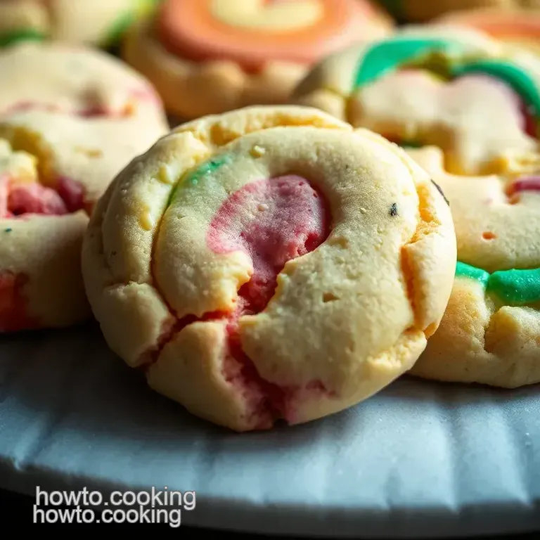 Rainbow Delight Cookies presentation