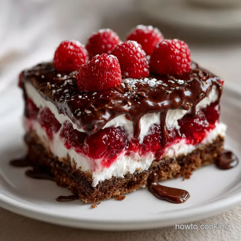 Raspberry Chocolate Lasagna: A Vibrant Layered Treat