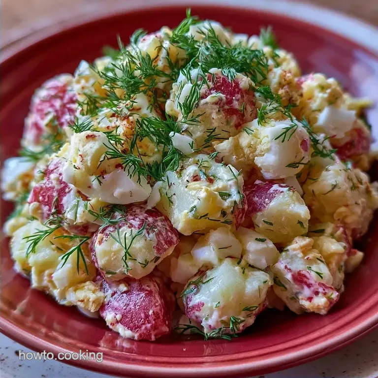 Red Skin Potato Salad with Dill: Creamy and Fresh