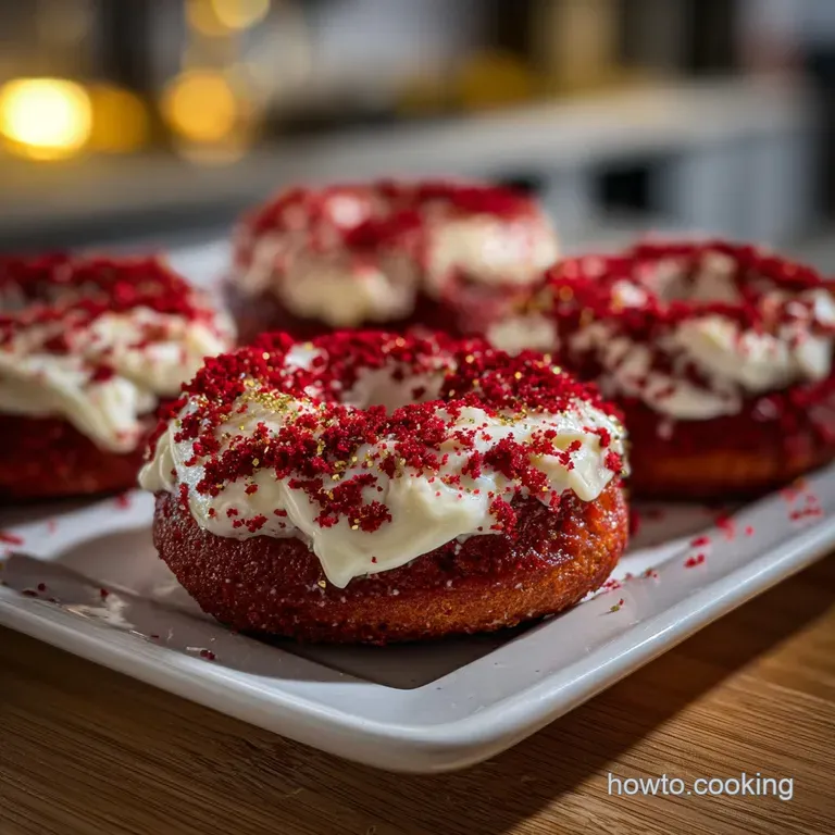 Baked Red Velvet Donuts Recipe