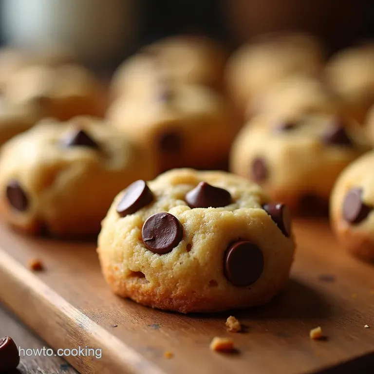 Reeses Peanut Butter Chocolate Chip Cookie Bites presentation