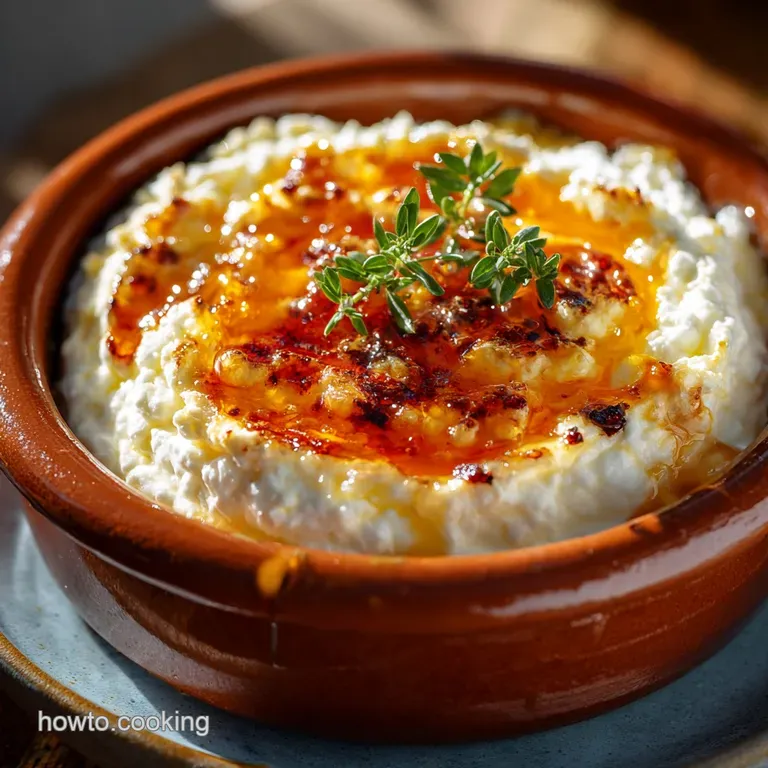 Ricotta Dip with Hot Honey: the Easiest Whipped Appetizer Recipe presentation