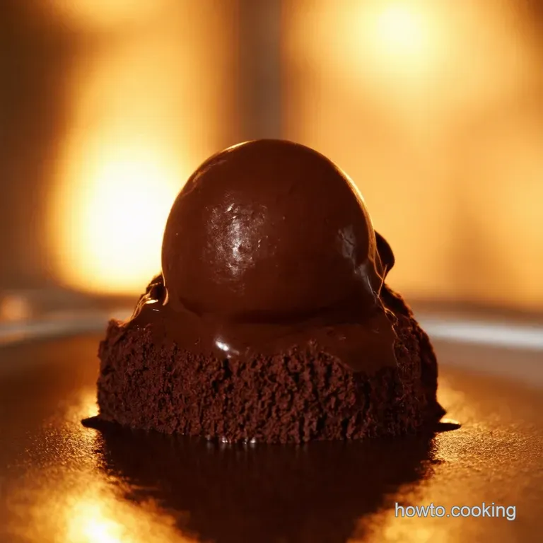 Ridiculously Rich Chocolate Sauce for Ice Cream presentation