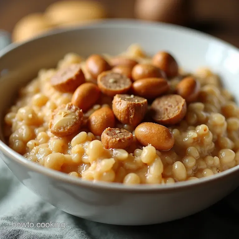 Rise and Shine Peanut Butter Time Slow Cooker Oatmeal