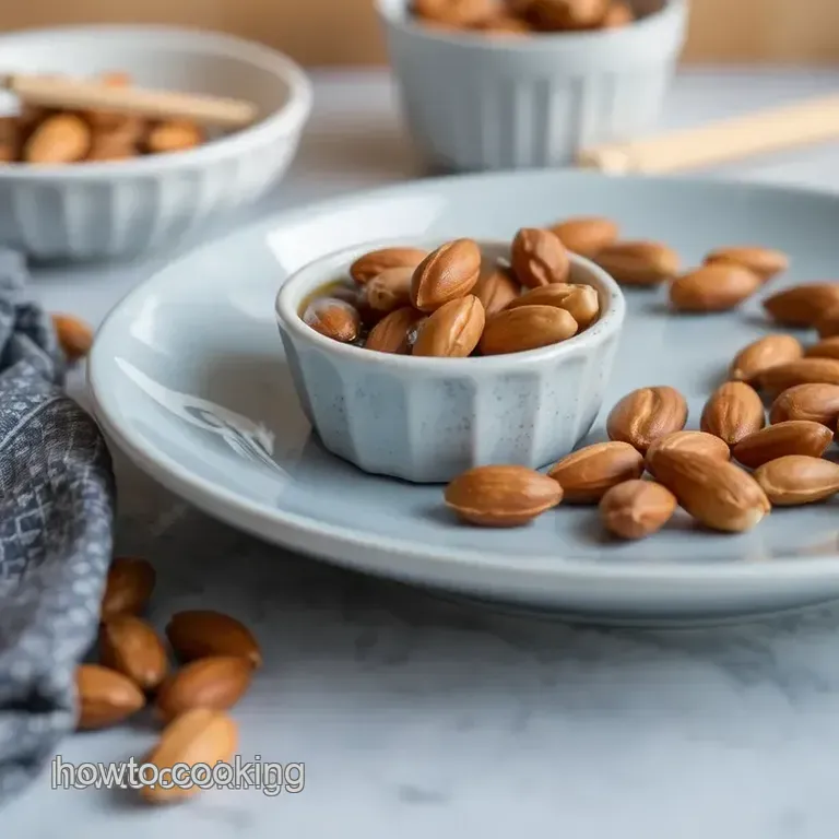 Savory Asian Roast Almonds presentation