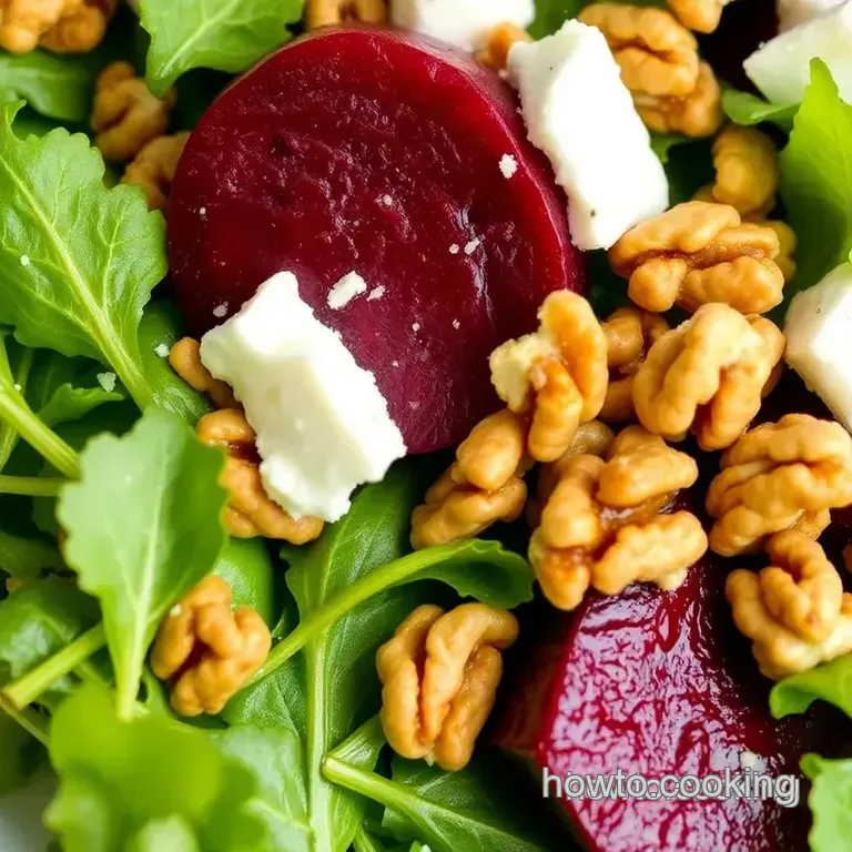 Roasted Beets with Goat Cheese Delight presentation