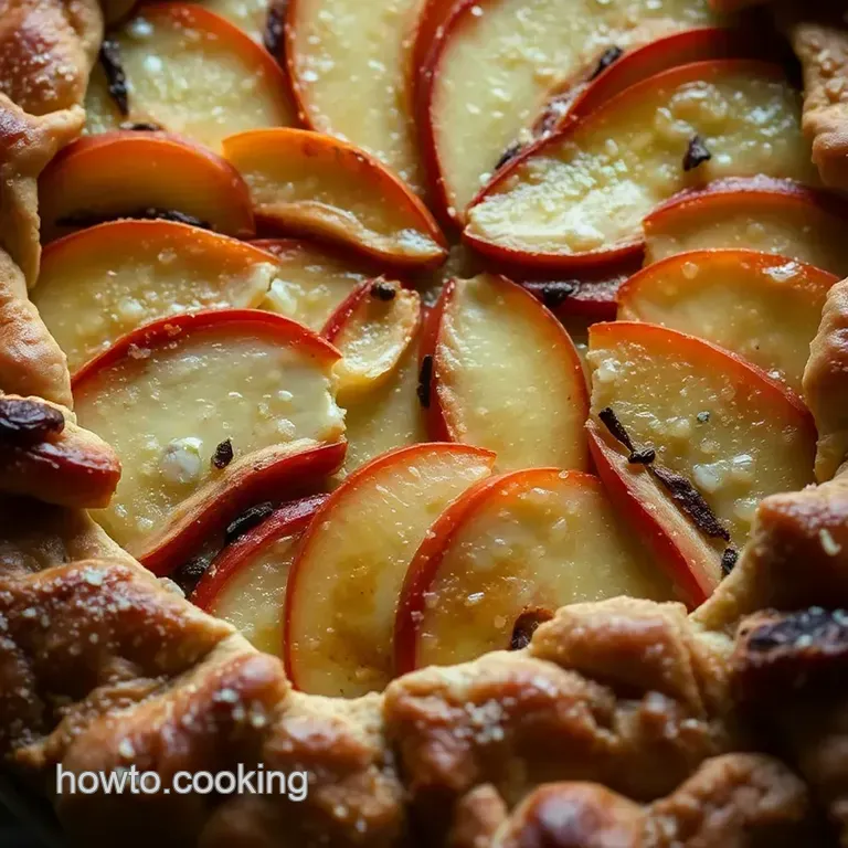 Rustic Apple Galette: a Slice of Autumn presentation