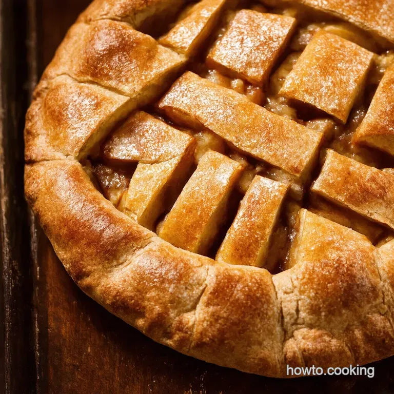 Rustic Apple Galette an Autumnal Delight presentation