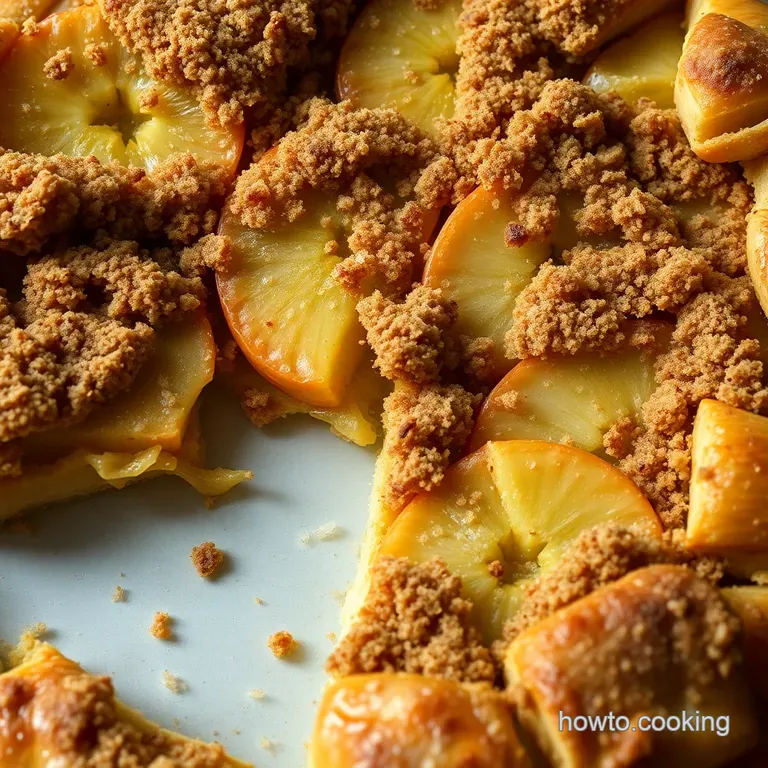 Rustic Apple Galette with Cinnamon Crumble