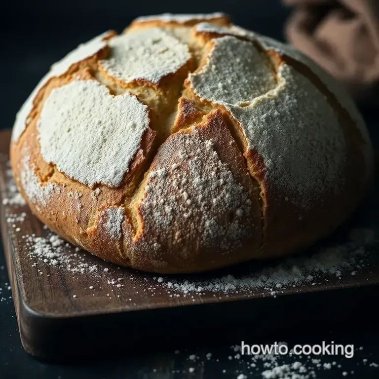 Rustic Artisan Italian Bread presentation