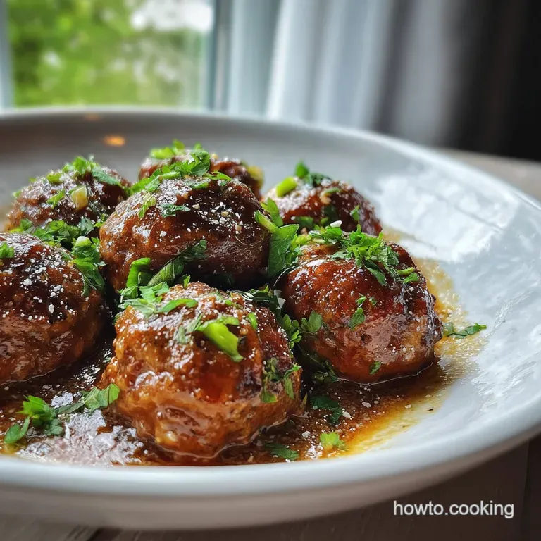 Salisbury Steak Meatballs with Mushroom Gravy