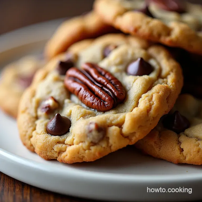 The Ultimate Chewy Salted Caramel Toasted Pecan Chocolate Chip Cookies