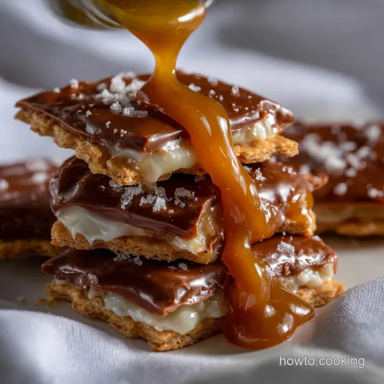 The Ultimate Saltine Cracker Candy Recipe presentation
