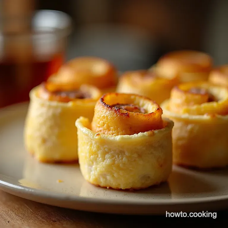 The Full English Breakfast Rollups Sausage Egg Cheddar Swirls presentation