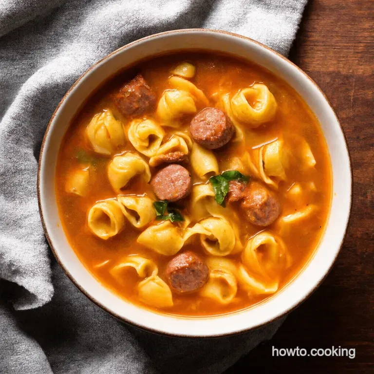 Cozy Sausage and Tortellini Soup A Weeknight Winner