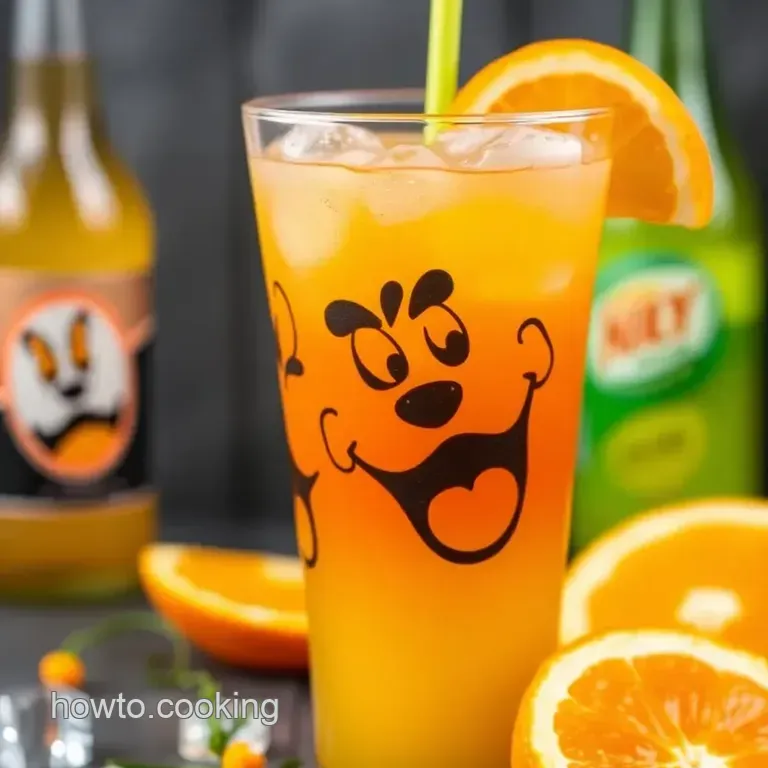 Scooby-Doo' s Spooky Mystery Mocktail presentation
