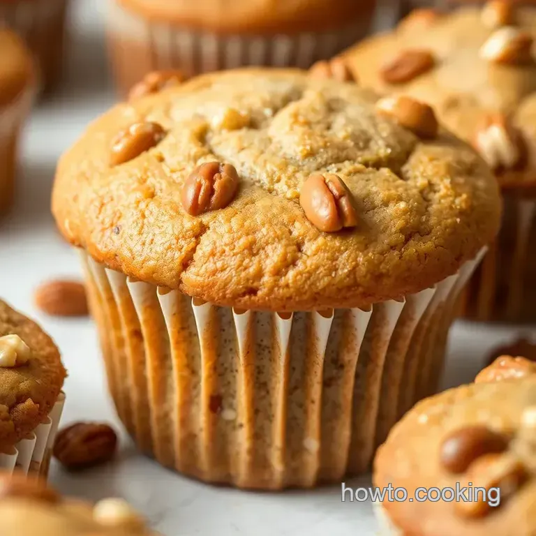 Seriously Good Banana Nut Muffins presentation