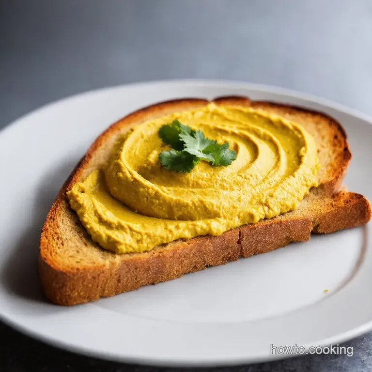 Shirazi Hummus Toast presentation