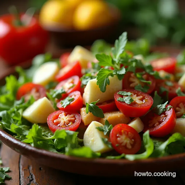 Shirazi Salad a Persian Garden in Your Bowl presentation