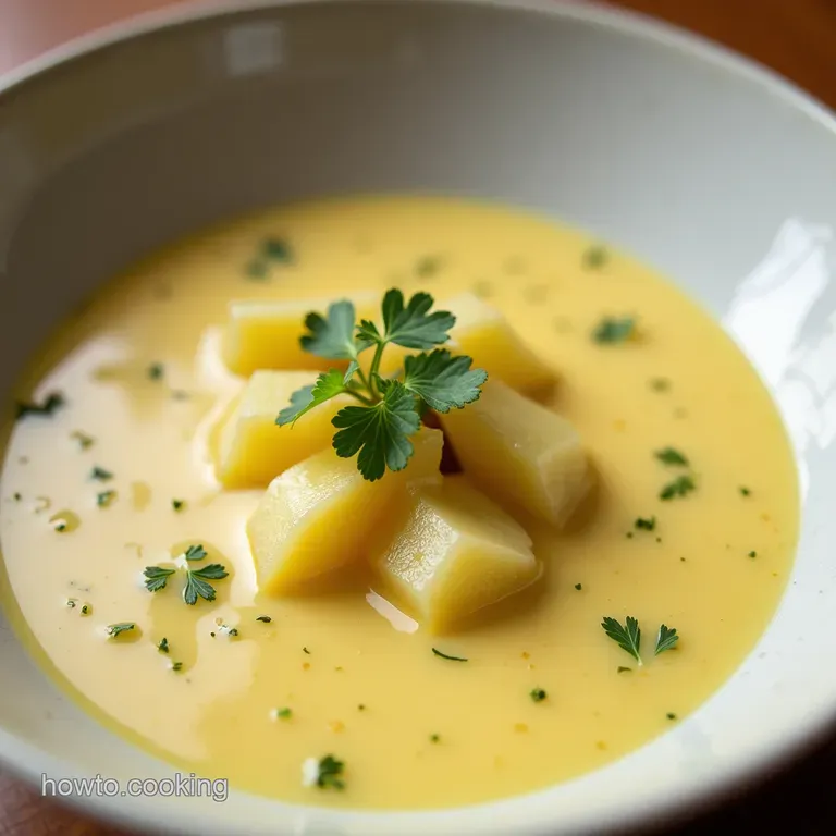The Comfort Classic Silky Smooth Potato and Leek Soup Vichyssoise but Hot