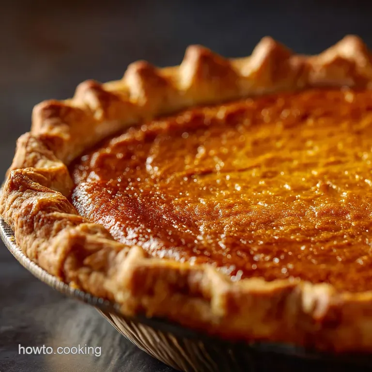 Pumpkin Pie with Silky Filling and Flaky Butter Crust