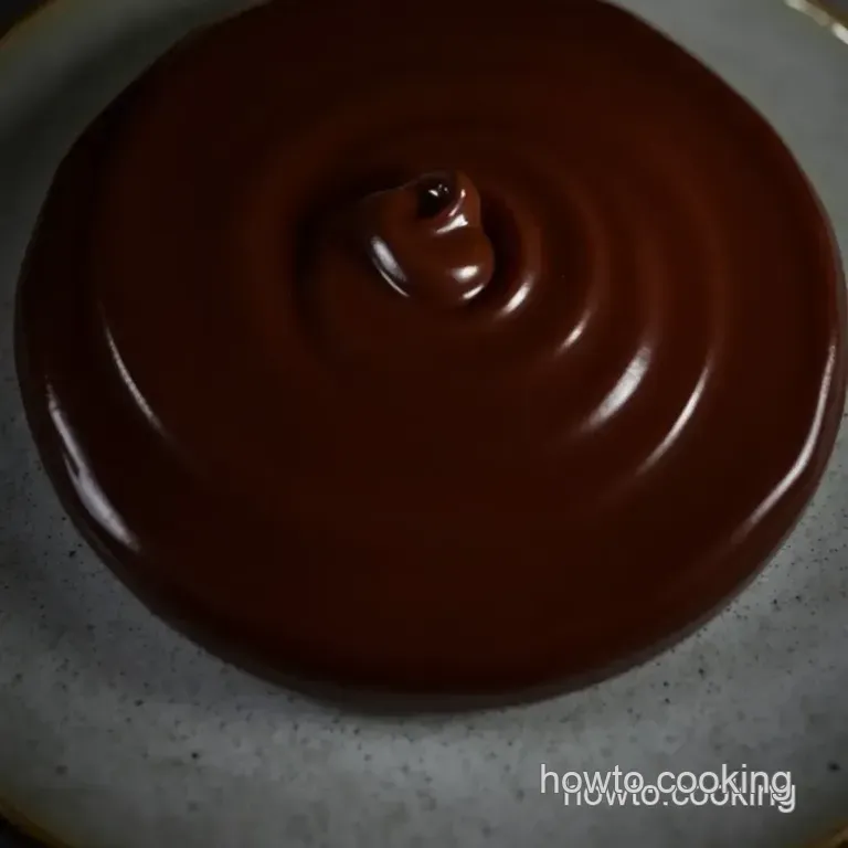 Silky Smooth Chocolate Ganache presentation