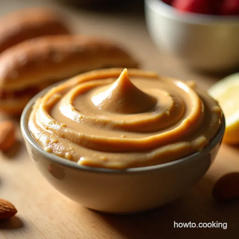 Silky Smooth Homemade Almond Butter presentation