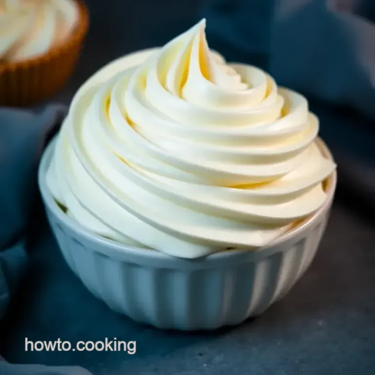 Silky Smooth Vanilla Buttercream Icing presentation