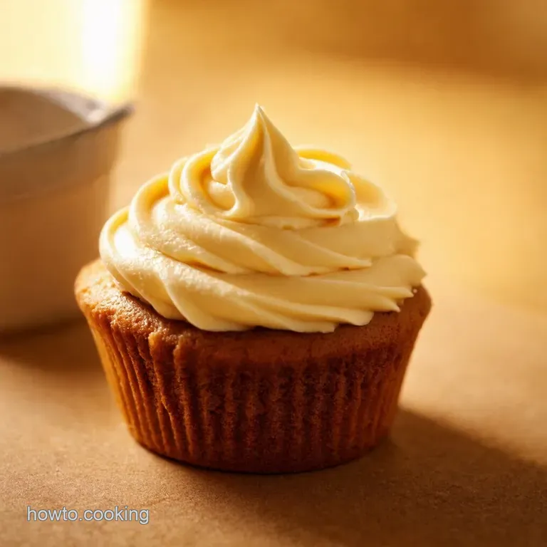 Silky Smooth White Chocolate Dream Frosting presentation