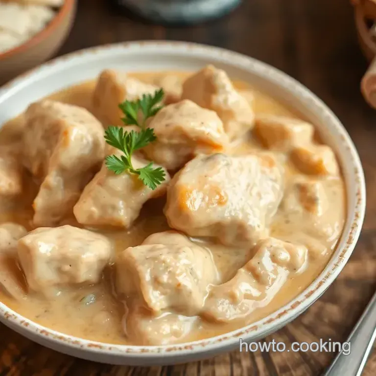 Savor the Creamy Simmered Chicken Delight in Just 30 Minutes!