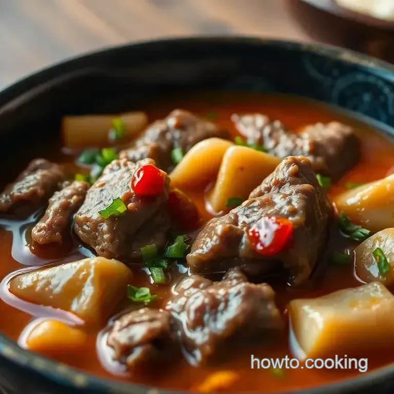 Spicy Simmered Tripe Soup: A Comforting Delight