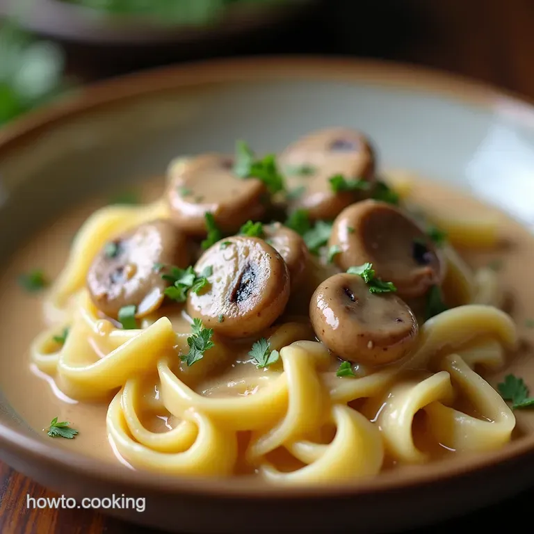 Velvety Dream Rich Simple Creamy Mushroom Gravy