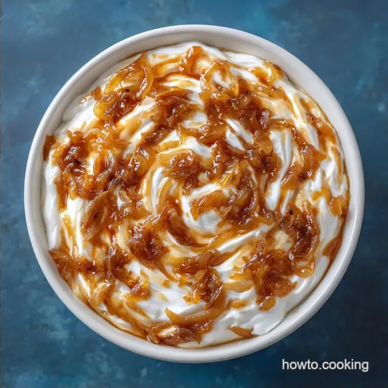 Skinny French Onion Dip: High-Protein and Low-Calorie