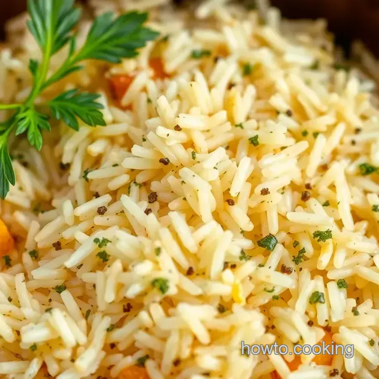 Warm &amp Cozy Slow Cooked Rice with Herbs for Comfort: A Family Favorite
