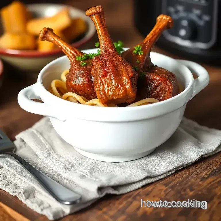 Slow Cooker Oxtails: Deliciously Tender and Flavorful presentation