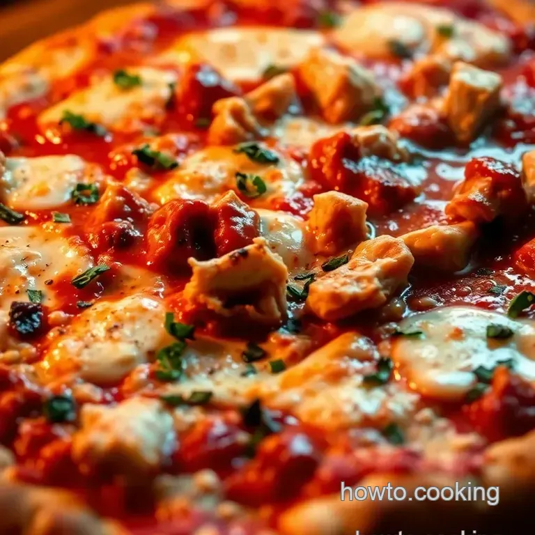 Smokin Good Bbq Chicken Pizza: a Culinary Delight presentation